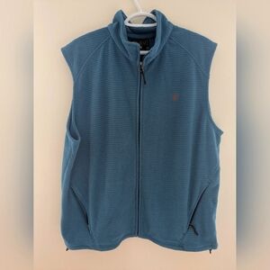 Ariat Women's Vintage Sweater Vest Full Zip Base Layer Teal Blue Size L